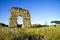 Ruin of the roman acqueduct Acqua Claudia.