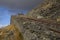 Ruin on slate quarry