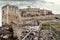 Ruin of Spissky Castle, Slovakia with dramatic sky