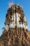 Ruin of the stupa at the ancient temple Wat Nakorn Kosa in Lopburi, Thailand.