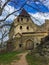 Ruin of Tochnik Castle. Old stronghold in Czech Republic.