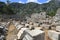 Ruine of Olympos city in Turkey