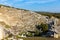 Ruined antique theater at archaeological site of Kibyra, Turkey