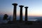 Ruined Athena Temple in Assos, Turkey