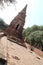 ruined buddhist temple (wat ratchaburana) in ayutthaya (thailand)