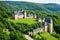 Ruined castle in Frauenstein in the Ore Mountains, Germany made with Generative AI