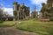 Ruined castle in Thurso, Scotland