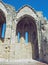 The ruined church of our lady of the burgh in rhodes town dating from the 12th and 14 centuries