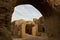 The ruined clay town between Qum city and Kashan city, Iran