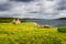 A ruined croft house at Kirkibost on the Ilse of Great Bernera