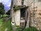 Ruined farmhouse abandoned