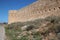 ruined fortress in aptera in crete