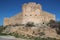 ruined fortress in aptera in crete