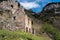 A ruined house at the famous path of the Gods at the Amalfi coast, Italy