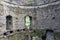 Ruined interior of Dolbadarn Castle, Llanberis, Wales