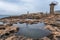 Ruined lighthouse in Batroun town