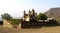 Ruined minaret of old castle of Pathrigarh, Satna, MP, India