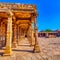 Ruined Quwwat ul-Islam Mosque known as Might of Islam at Qutub Minar complex - New Delhi, India