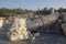 Ruined roman temple in Beit Shean