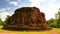 Ruined stupa in king complex of Nissanka Malla, Polonnaruwa, Sri Lanka