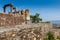 Ruined temple in the Kumbhalgarh fort complex, Rajasthan, India,