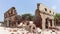 Ruined  walls of Post Office during the 1964 Rameswaram Cyclone, Dhanushkodi, Rameswaram, Tamilnadu