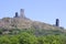 Ruines of hazmburk castle with two towers 6