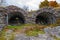 Ruins of the 18th century stone Ungern bastion at Loviisa, Finland