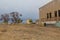 Ruins of abandoned fish canning factory in former Aral Sea port town Moynaq Mo ynoq or Muynak , Uzbekist