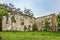 Ruins of an abandoned house in Sao Rogue on Sao Miguel