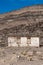 Ruins at an abandoned lead mine near Bonnie Claire, Nevada, USA