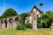 Ruins of the abbey cloister in Munster, Alsace,France