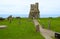 Ruins of Aberystwyth castle â€“ Wales, United Kingdom