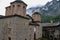 Ruins of Agios Dimitrios Monastery, under Mount Olympos, Greece