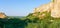 Ruins of the Akkerman Fortress. Panoramic view of Bilhorod-Dnistrovskyi fortress, Ukraine.