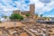 Ruins of Alcacova and an islamic house in Mertola, Portugal