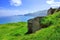 Ruins along the Causeway Coast of Northern Ireland near Carrick-a-Rede Bridge