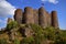 The ruins of the Amberd fortress in Armenia