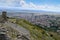 Ruins of amphitheater in the ancient greek city Pergamon