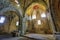 Ruins of an ancient abandoned monastery in Santa Maria de rioseco, Spain