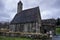 Ruins of ancient and abandoned St. Kevins Church, Glendalough, Ireland