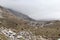 Ruins of ancient amphitheatre in abandoned town Sagalassos lost in Turkey mountains