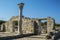 A ruins of ancient basilica are ancient city Chersonese