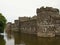 Ruins-Ancient Beaumaris Castle and the Island of Anglesey North Wales