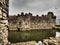 Ruins-Ancient Beaumaris Castle and the Island of Anglesey North Wales