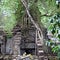 Ruins of ancient Beng Mealea Temple over jungle, Cambodia