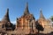 Ruins of ancient brick pagodas of Shwe Indein