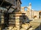 Ruins of ancient bulgarian Church in the Old Nessebar, Bulgaria