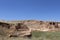 Ruins of Ancient City of  Dara  with Blue Sky in Mardin,Turkey