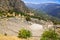 Ruins of the ancient city Delphi, Greece